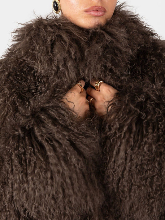 Why the Brown Mongolian Fur Coat Is the Statement Piece Your Fall Wardrobe Needs