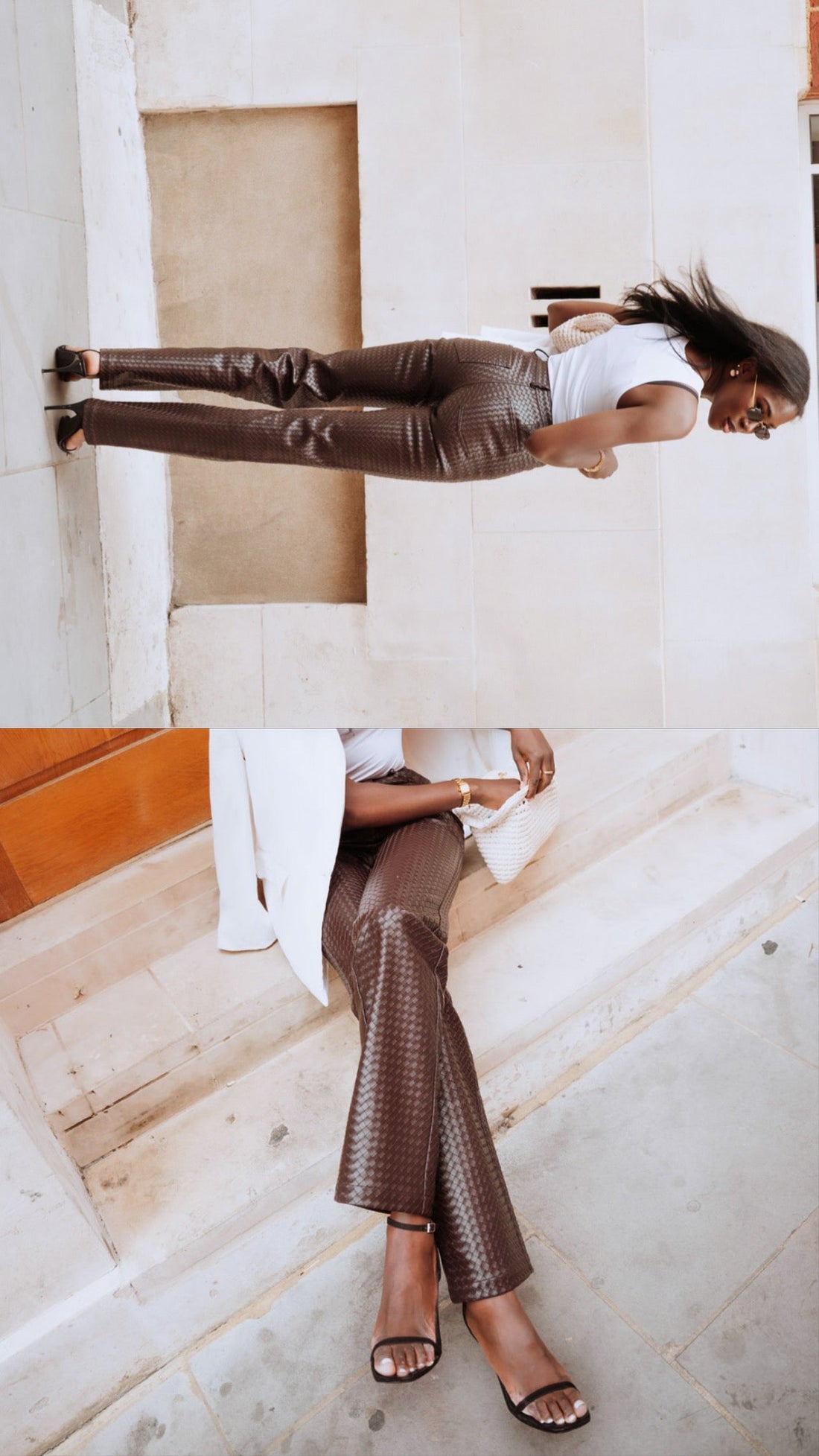 viral woven trousers