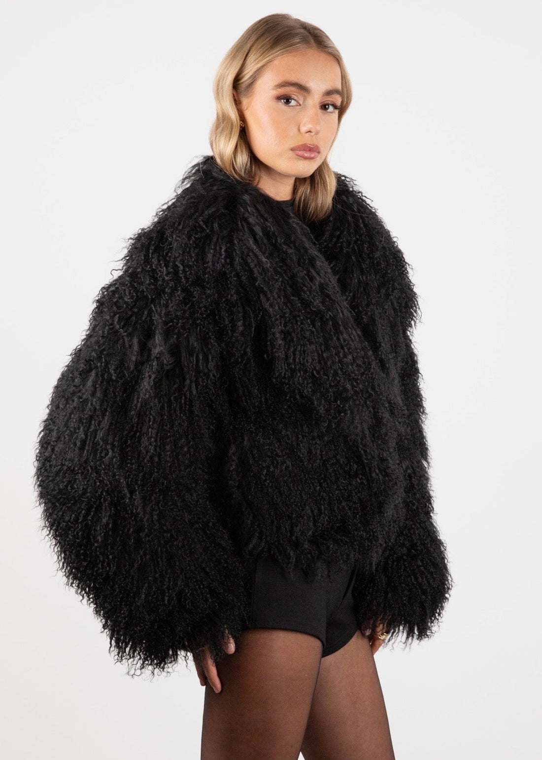 Black Mongolian Fur Coat: The Ultimate Made-to-Order Luxury Outerwear