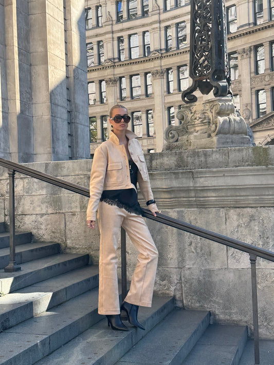 The Ultimate Guide to Suede High-Waisted Trousers: Styling, Colours & Trends