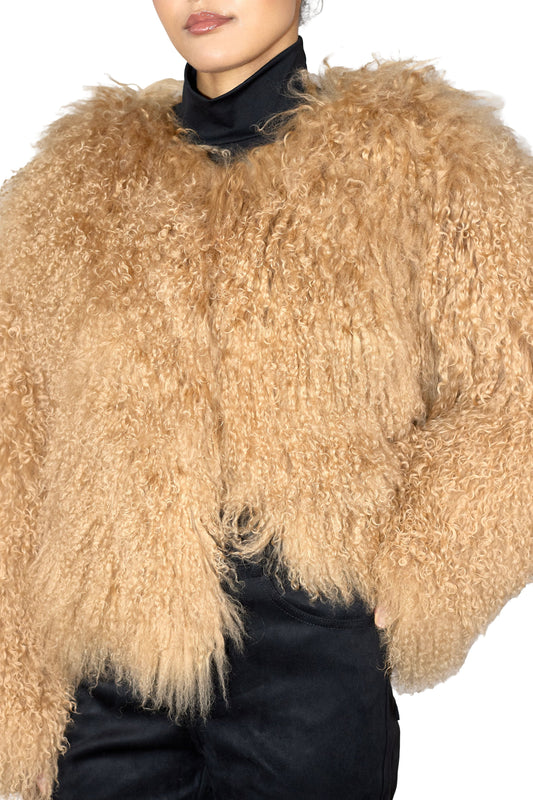 Beige Mongolian Fur Coat: The Luxury Layer You’ll Wear Forever