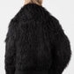 Mongolian Fur Coat- Black (Made to order)