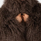 Mongolian Fur Coat- Chocolate (Made to order)