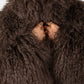 Mongolian Fur Coat- Chocolate (Made to order)