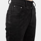 Suede High Waisted Trousers- Black (Pre Order)