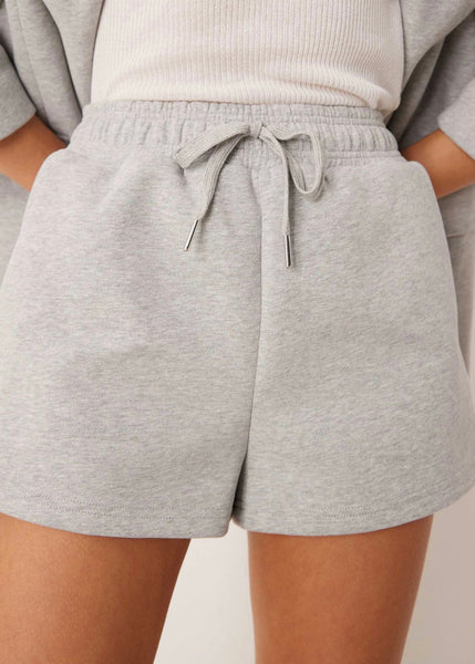 Soho Wardrobe Grey Marl Runner Shorts